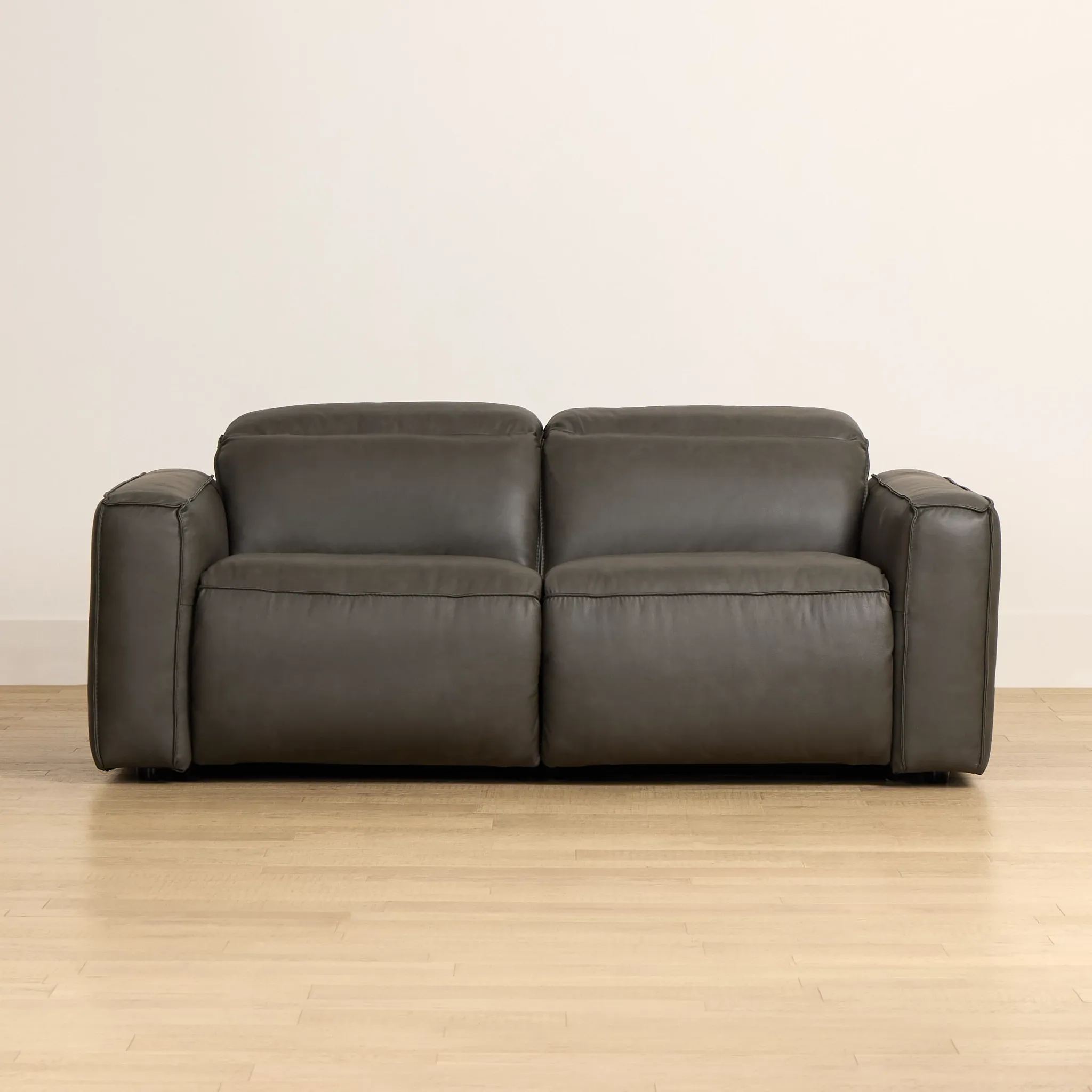 Ryland Dark Gray Lthr/vinyl Power Reclining Sofa