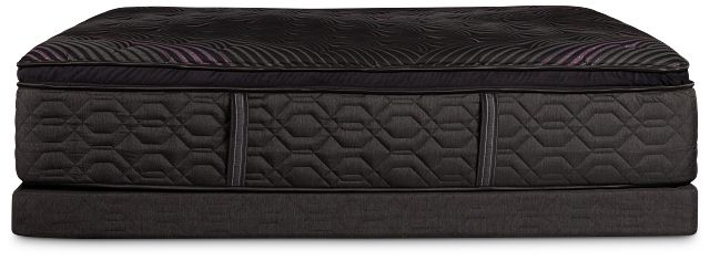 Beautyrest Black Series Two Plush Pillow Top Low-profile Mattress Set