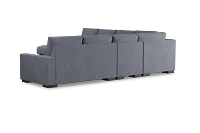 Edgewater Elevation Gray Large Left Chaise Sectional