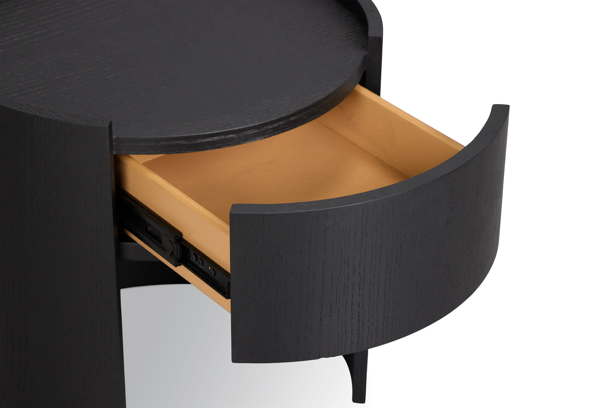 Nomad Black 1-drawer Nightstand