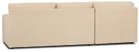 Hudson Beige Fabric Left Chaise Sectional