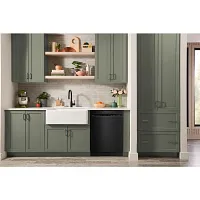 Kitchenaid 224 Series Black Built In Dishwasher