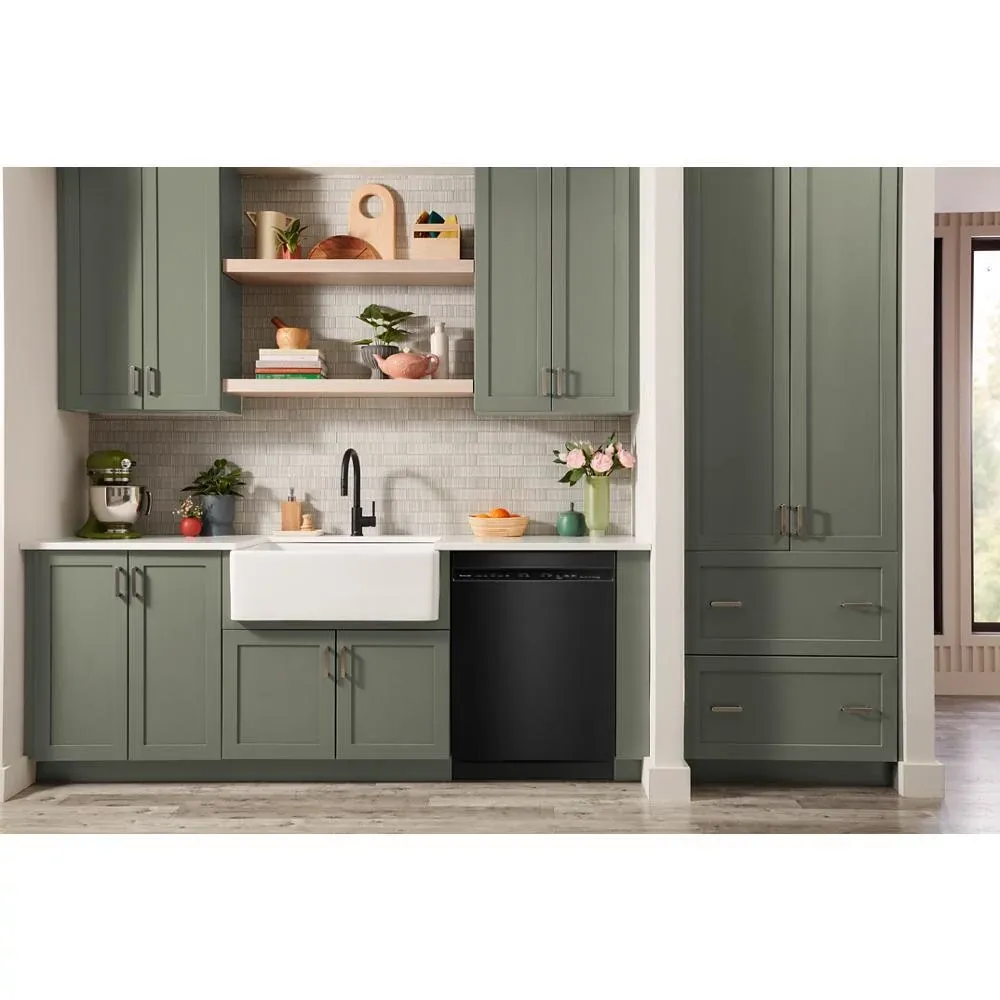 Kitchenaid 224 Series Black Built In Dishwasher