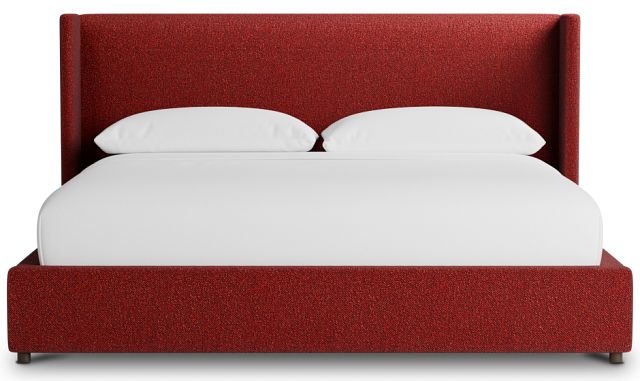 Captiva Elite Red 48" Upholstered Shelter Bed