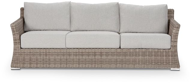 Raleigh Gray Woven Sofa (1)