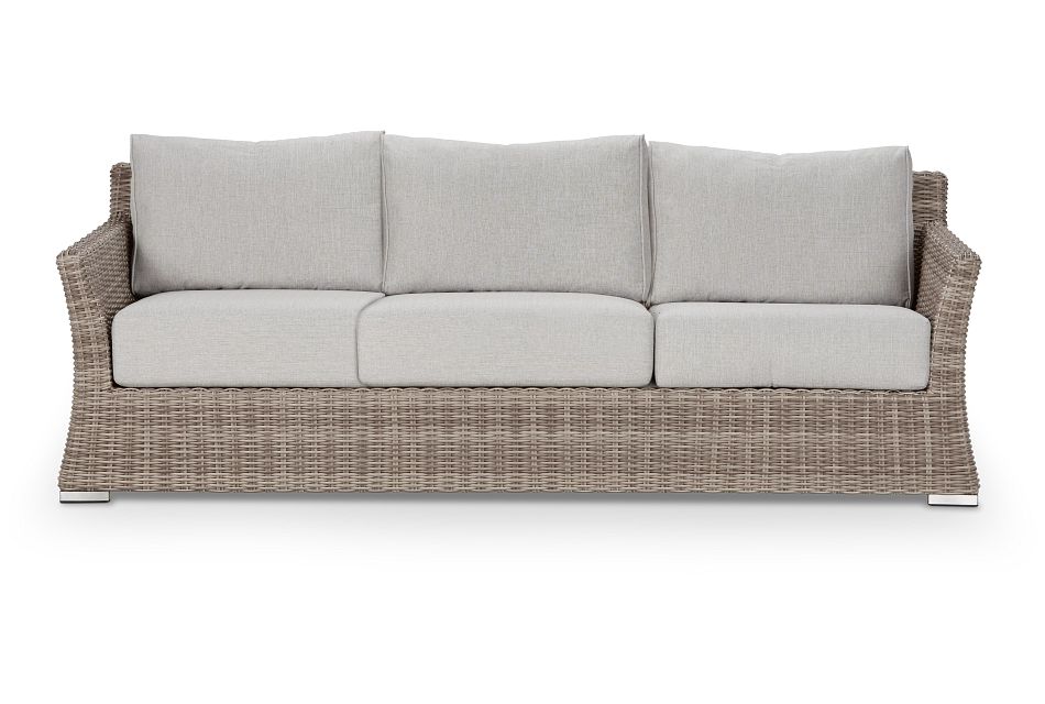 Raleigh Gray Woven Sofa