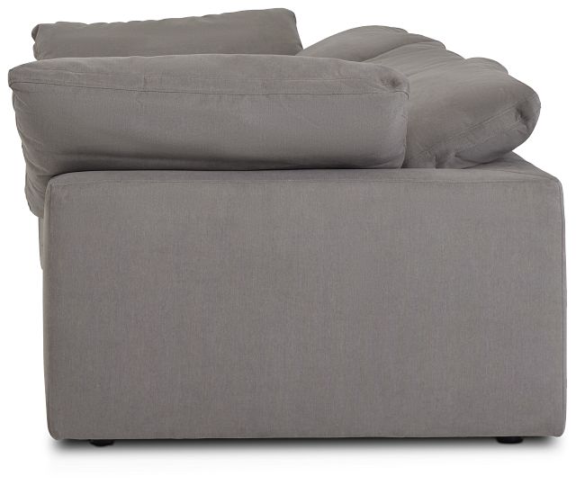 Nixon Light Gray Fabric 3 Piece Modular Sofa