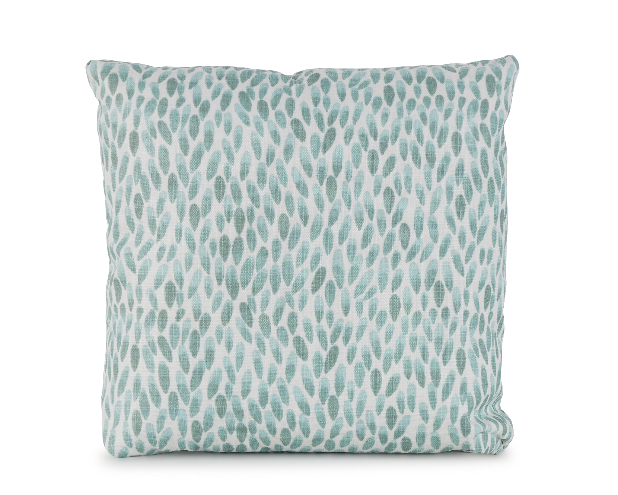 Lotus Light Blue 18" Indoor/outdoor Square Accent Pillow