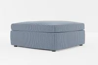 Destin Lucy Navy Fabric Cocktail Ottoman