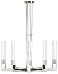 Lucia Chrome Metal Chandelier