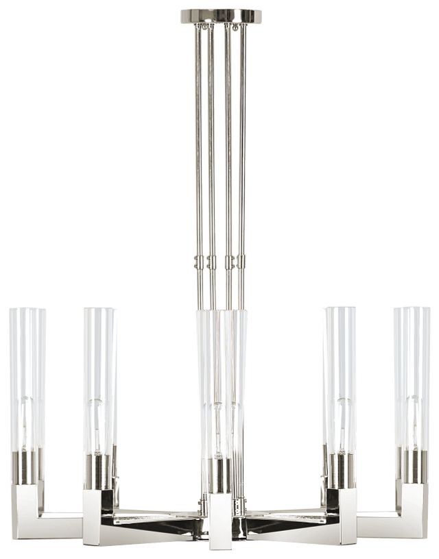 Lucia Chrome Metal Chandelier