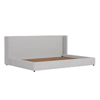 Captiva Elite Gray 48" Upholstered Shelter Bed