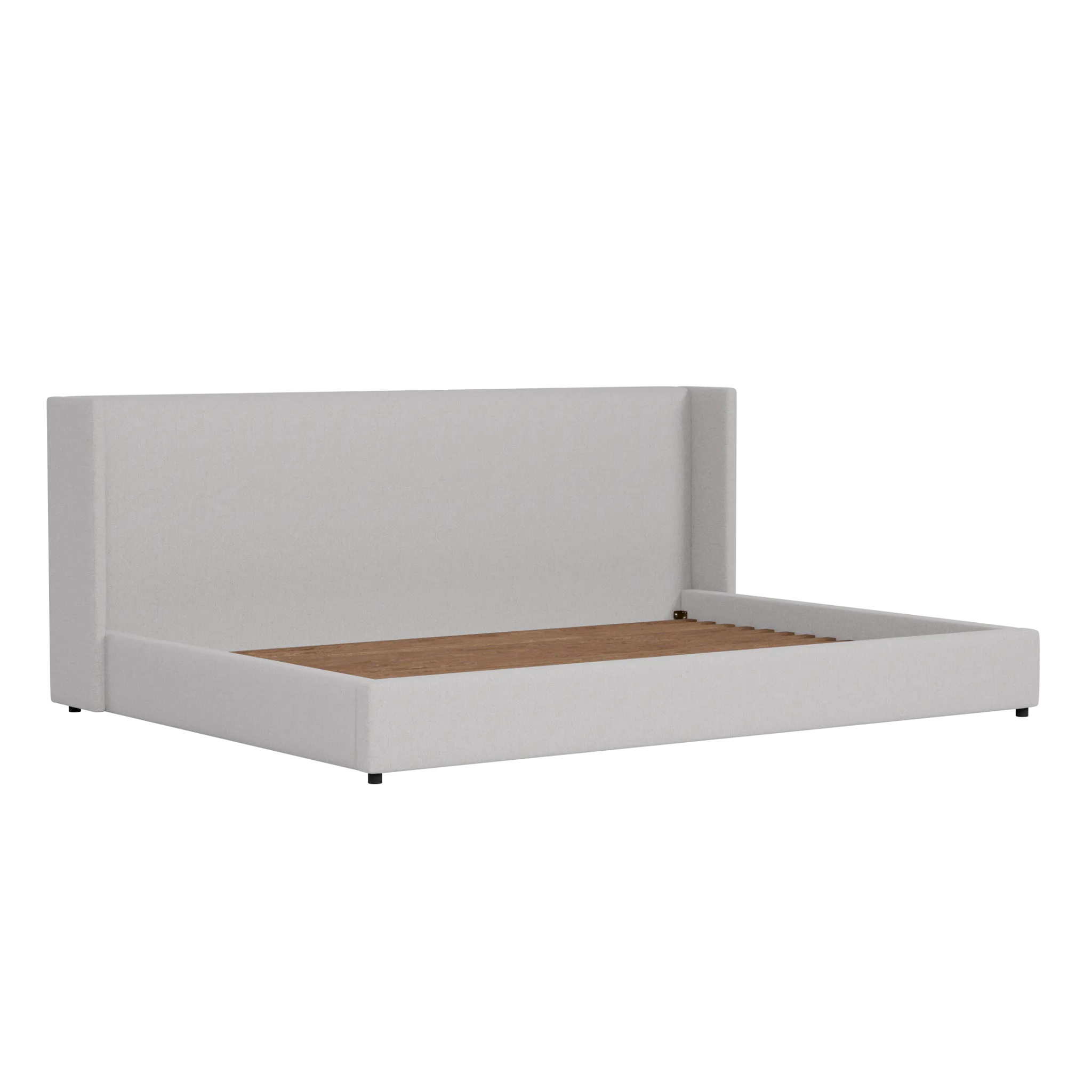 Captiva Elite Gray 48" Upholstered Shelter Bed