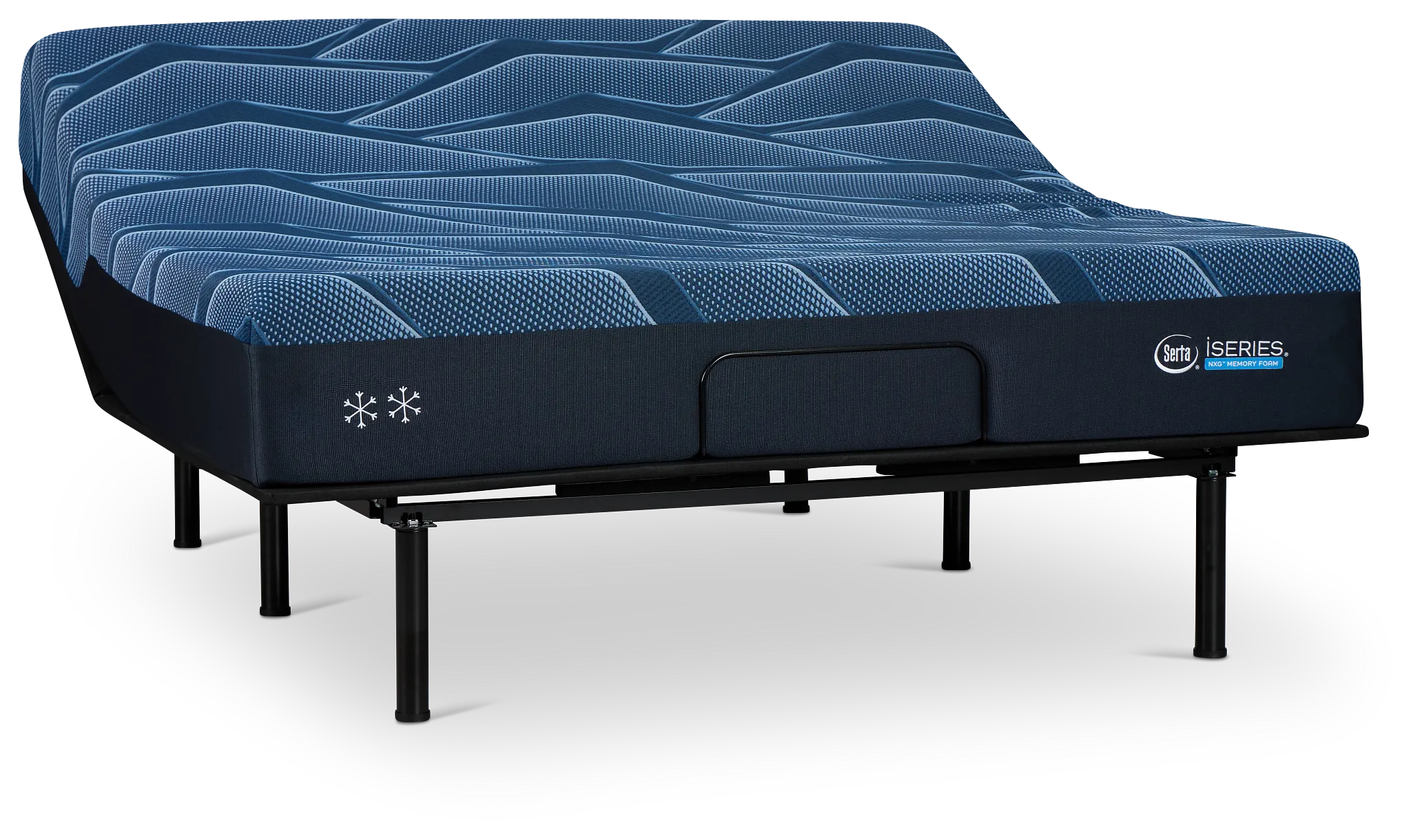 Iseries Nxg 2500 12.5" Plush Basic 2.0 Adjustable Mattress Set