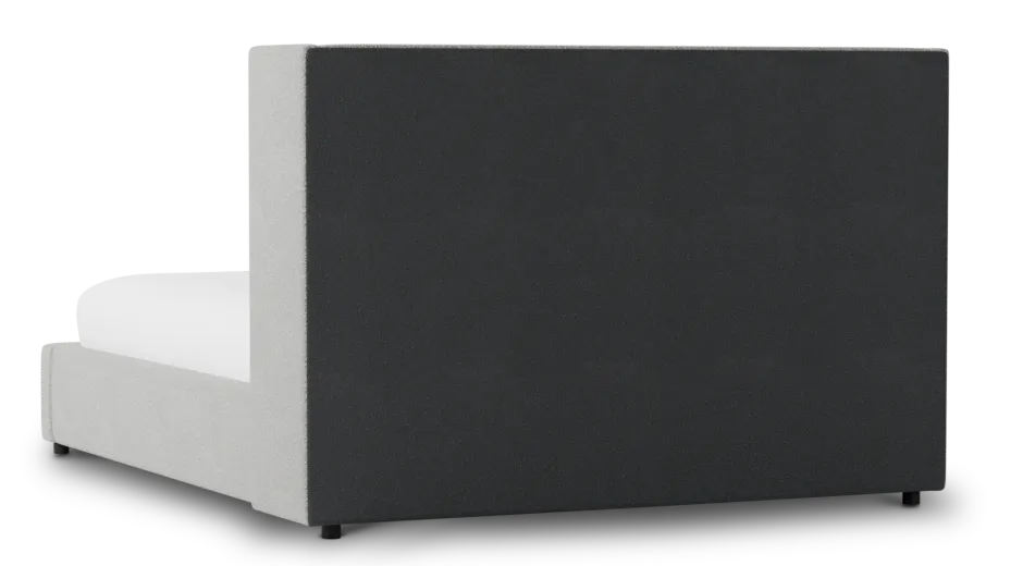 Captiva Sutton Gray 48" Upholstered Shelter Bed