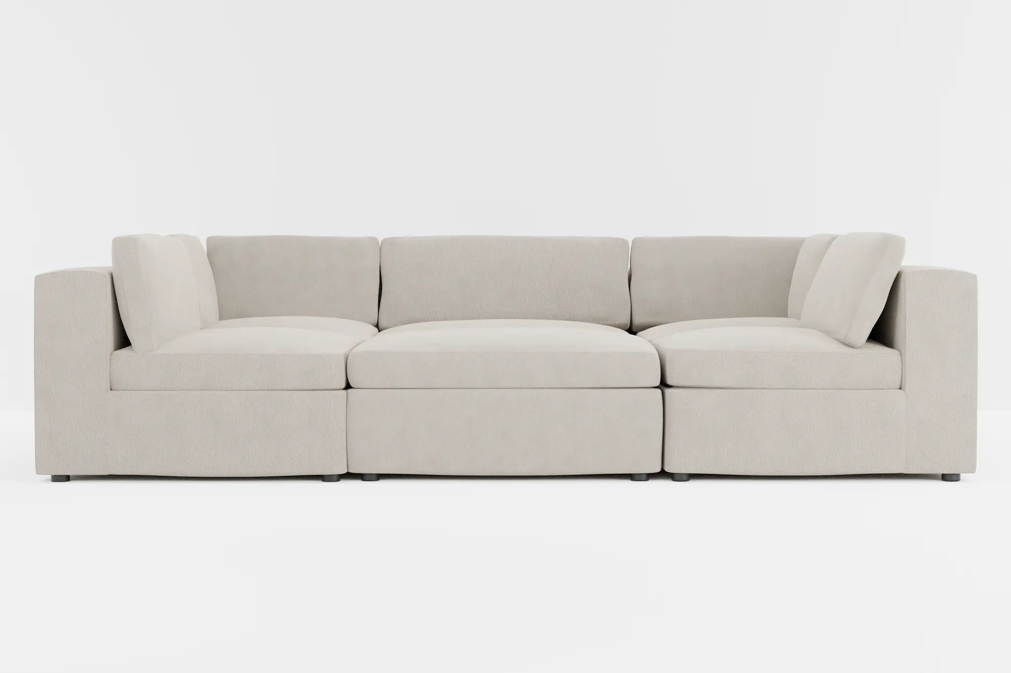 Destin Revenue Beige Fabric 6-piece Pit Sectional Destin Revenue Beige Fabric 6-piece Pit Sectional