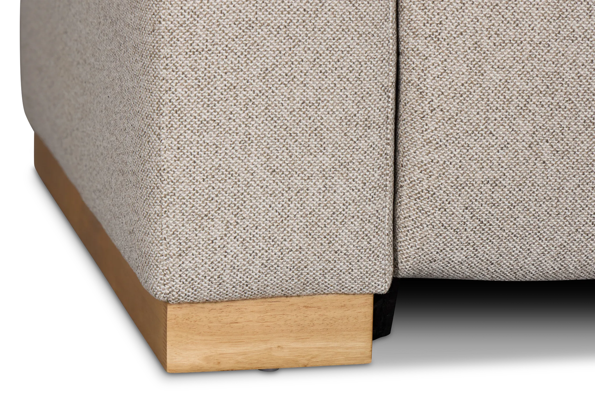 Leona Light Gray Fabric Power Recliner With Power Headrest