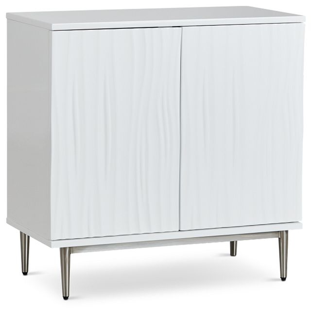 Waves White Two-door Cabinet (2)