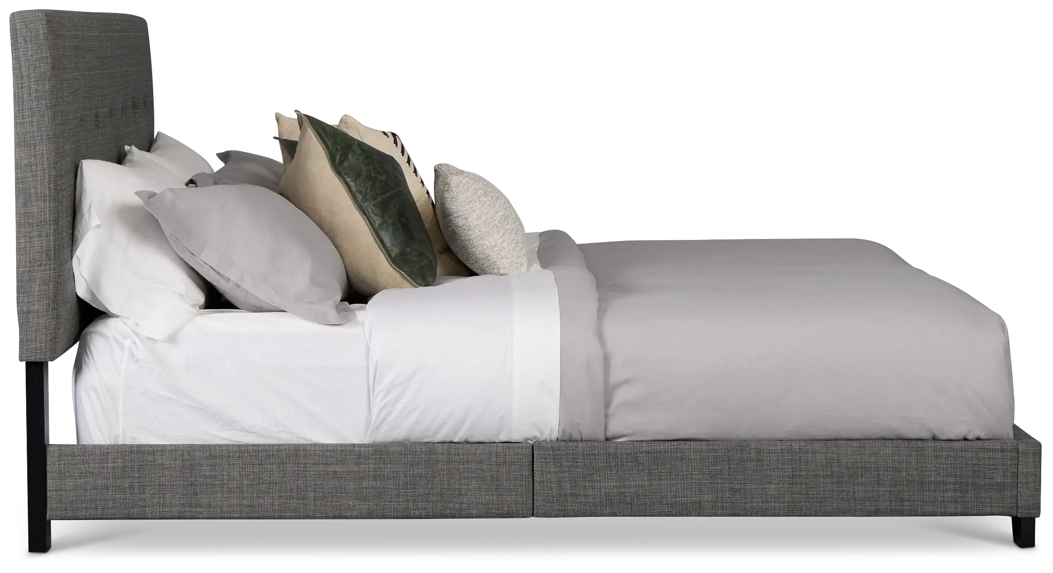 Flagler Gray Uph Panel Bed Flagler Gray Uph Panel Bed