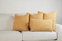 Sutt Yellow 24" Accent Pillow