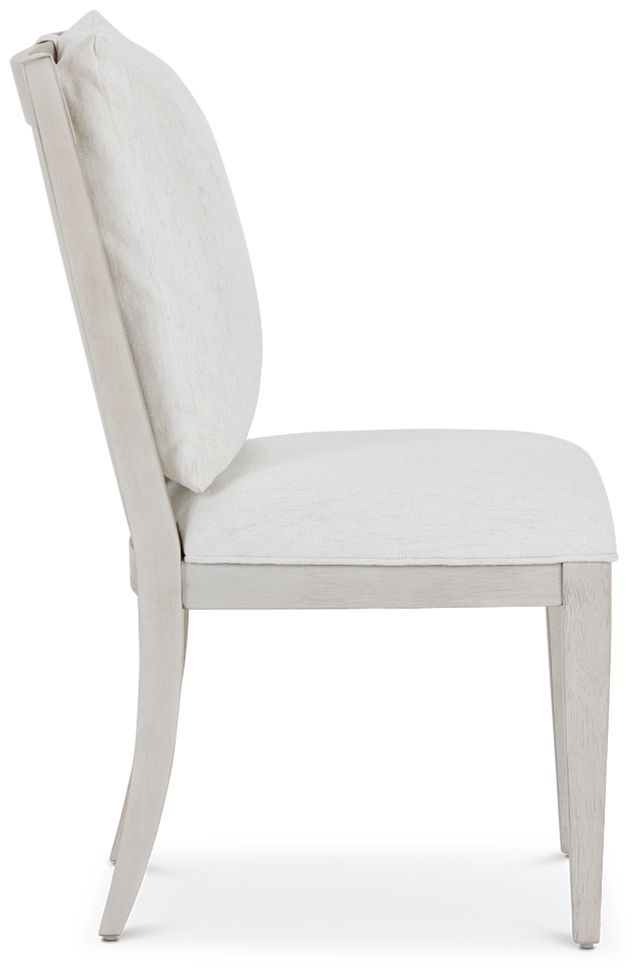 Marseilles Light Tone Slat Upholstered Side Chair