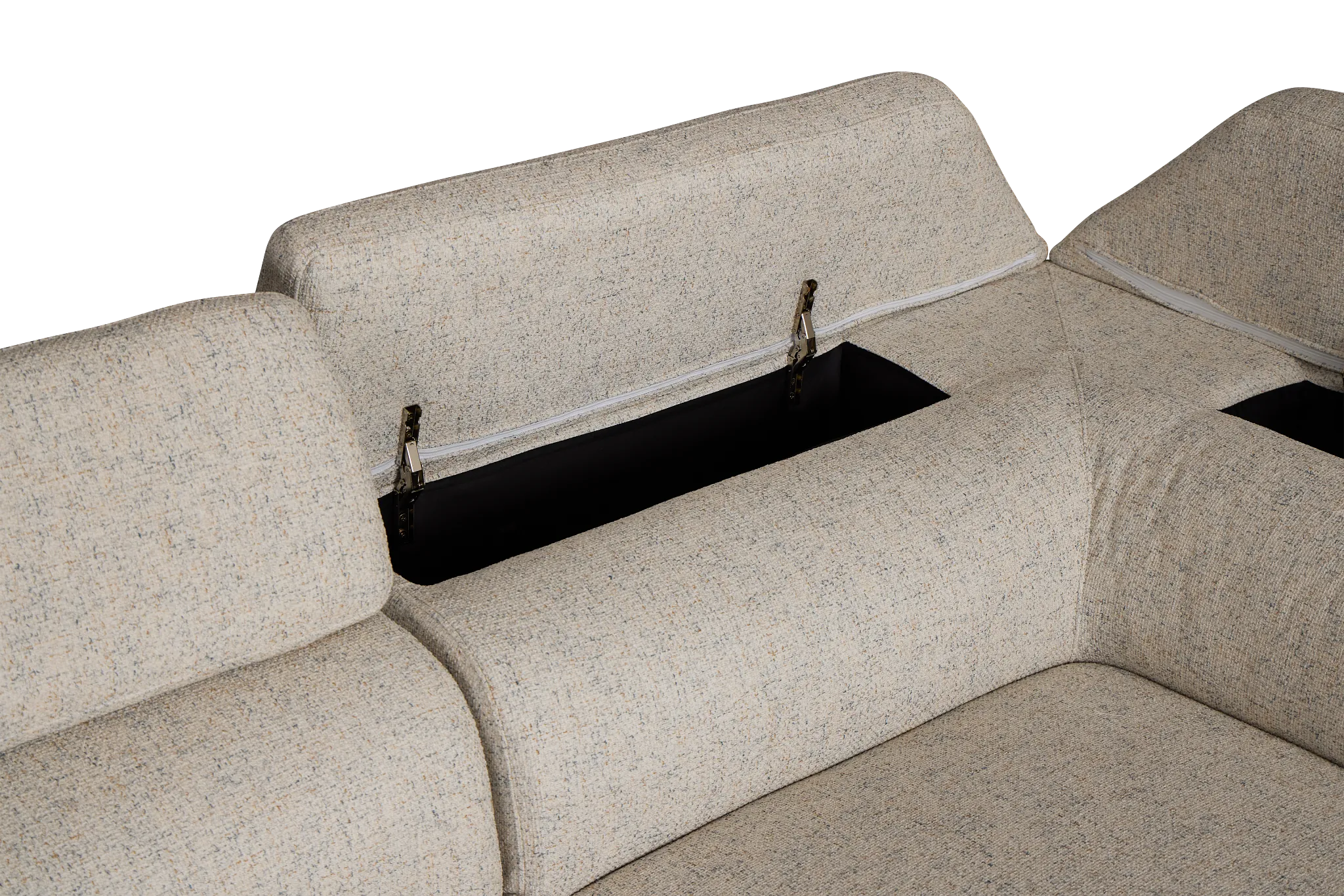 Alina Beige Fabric Medium Left Chaise Sectional