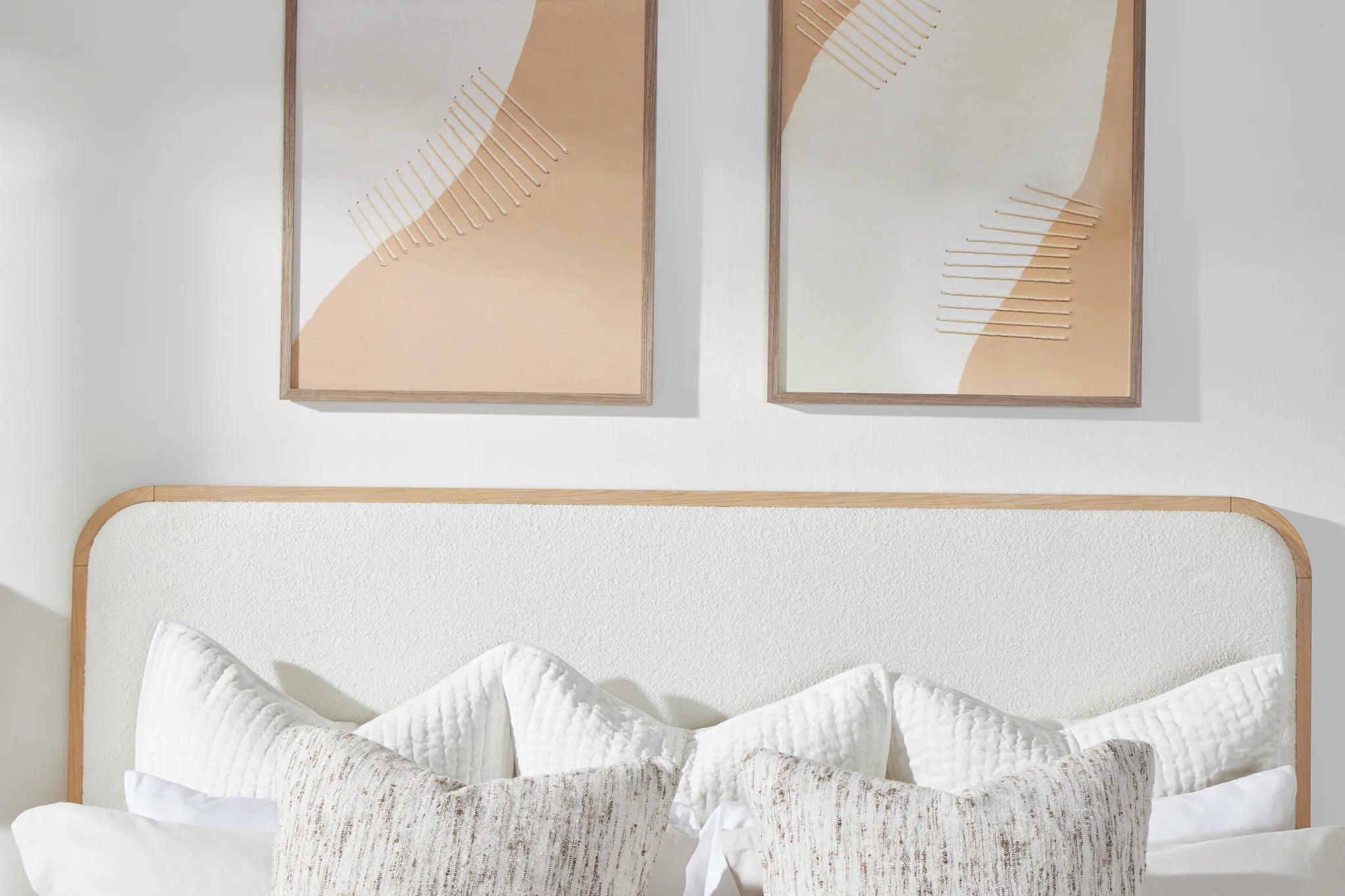 Malibu Light Tone Uph Panel Bed