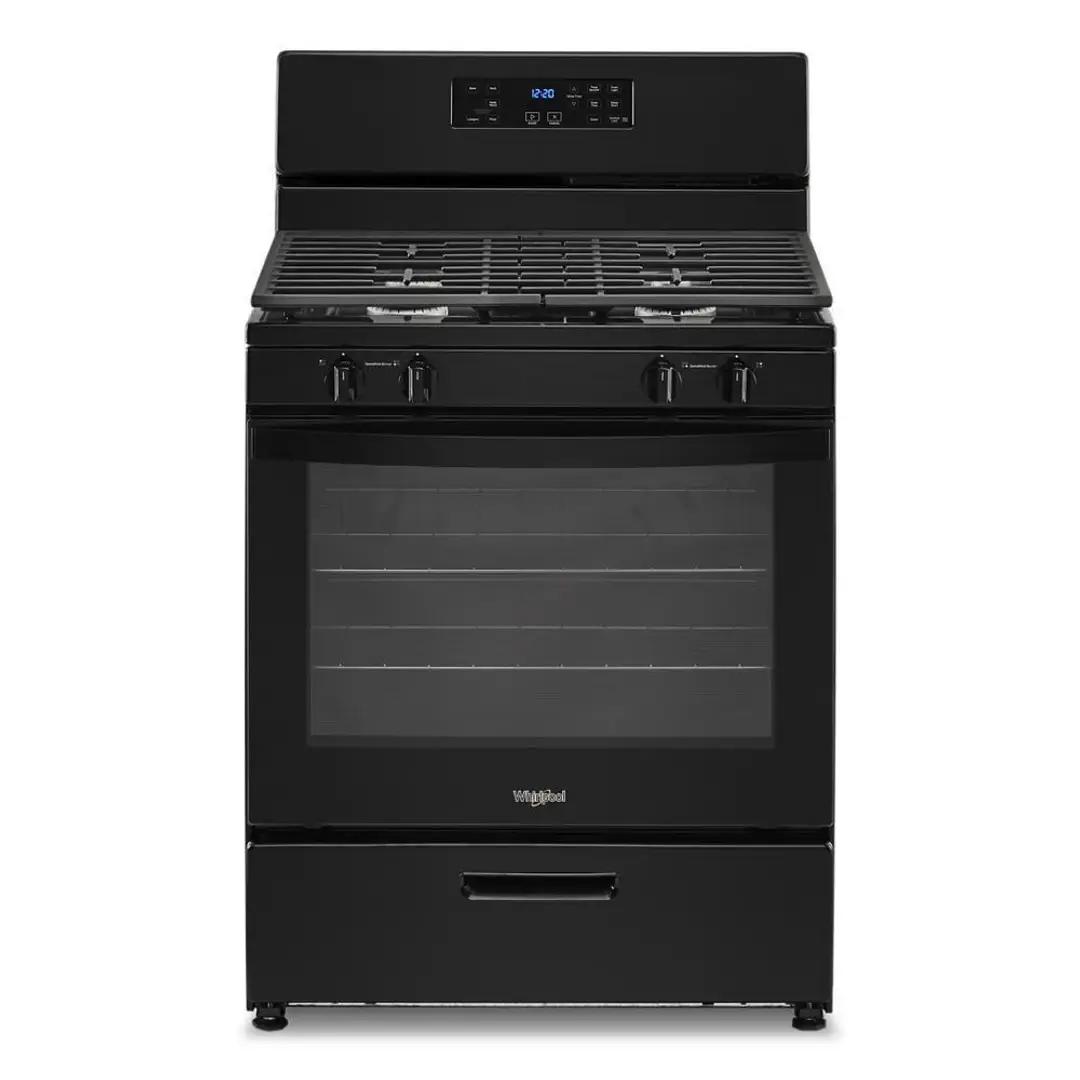 Whirlpool 320 Series Black Gas Range Whirlpool 320 Series Black Gas Range
