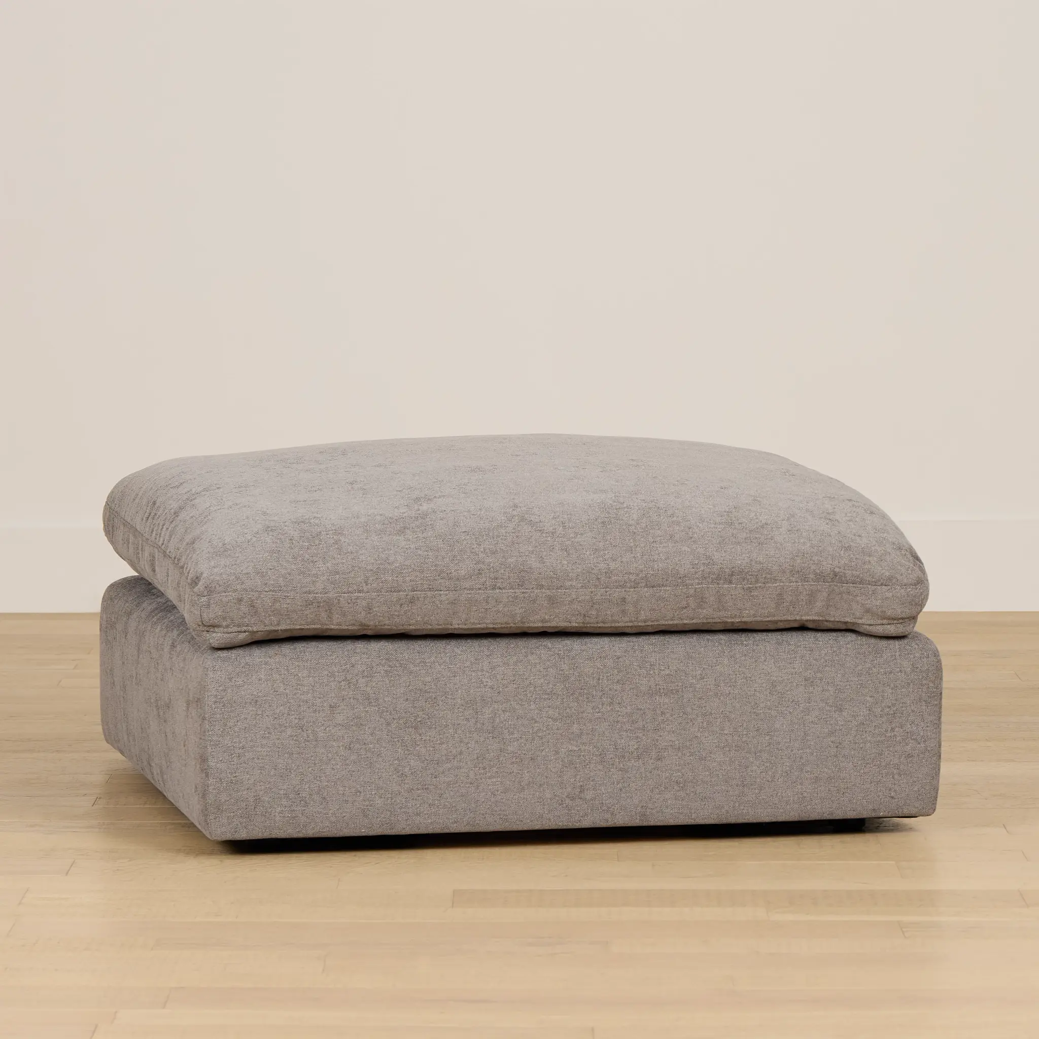 Drift Dark Gray Fabric Ottoman Drift Dark Gray Fabric Ottoman