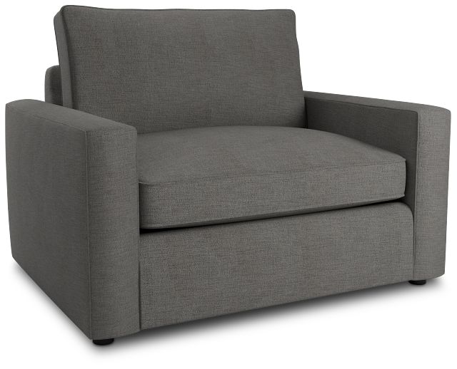 Siesta Maguire Pewter Fabric Memory Foam Sleeper