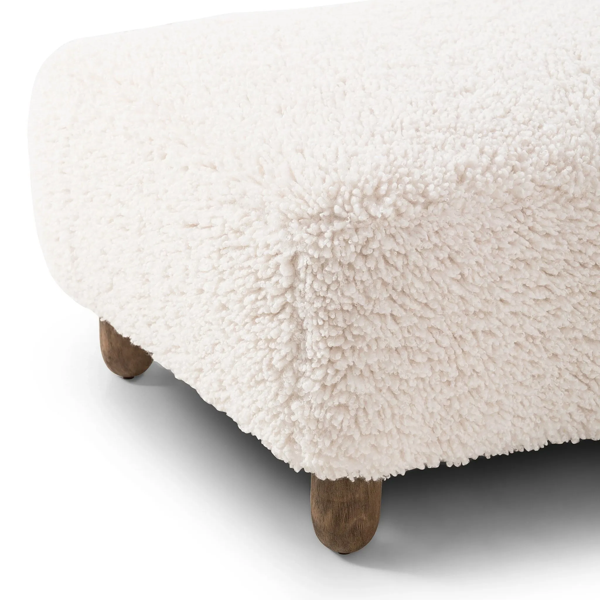 Four Hands Serina Ivory Fabric Chaise