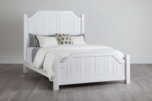 Elmhurst White Panel Bed (0)