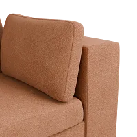 Destin Sutton Orange Fabric Corner Chair