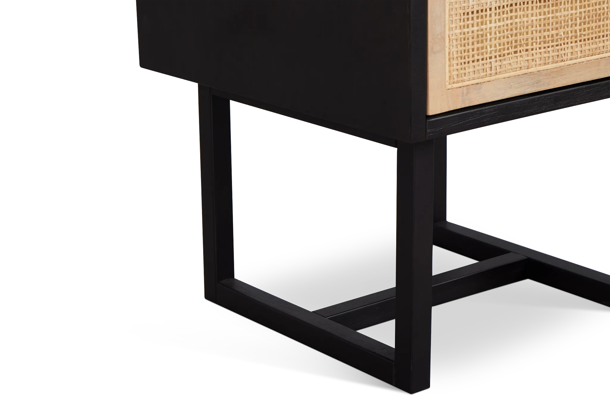 Four Hands Malibu Black End Table