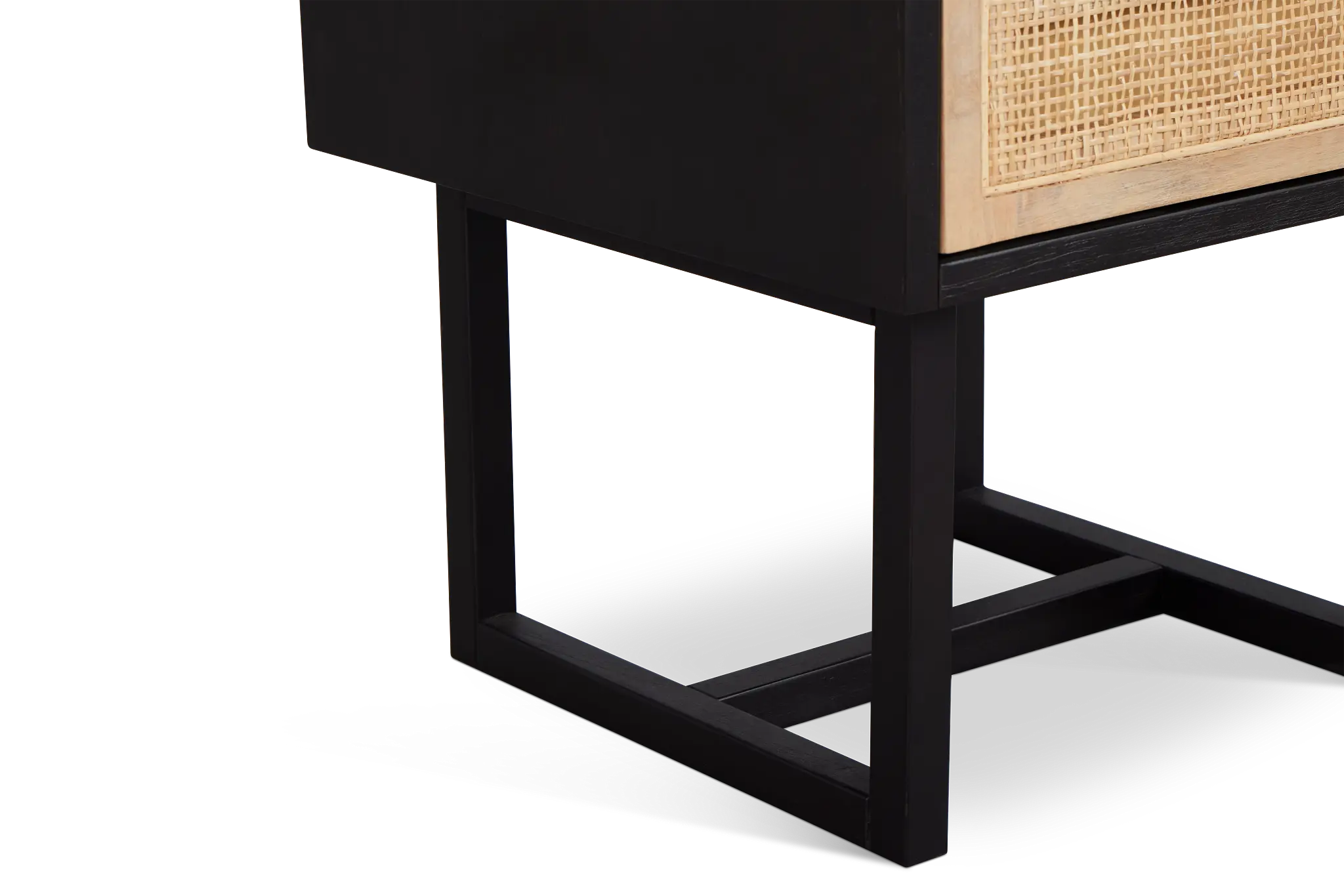 Four Hands Malibu Black End Table Four Hands Malibu Black End Table