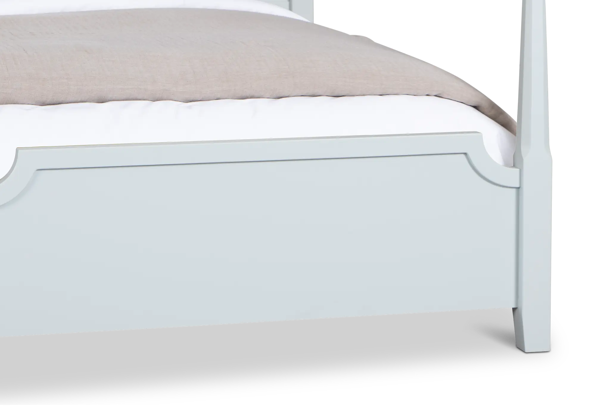 Carolina Light Blue Poster Bed Carolina Light Blue Poster Bed