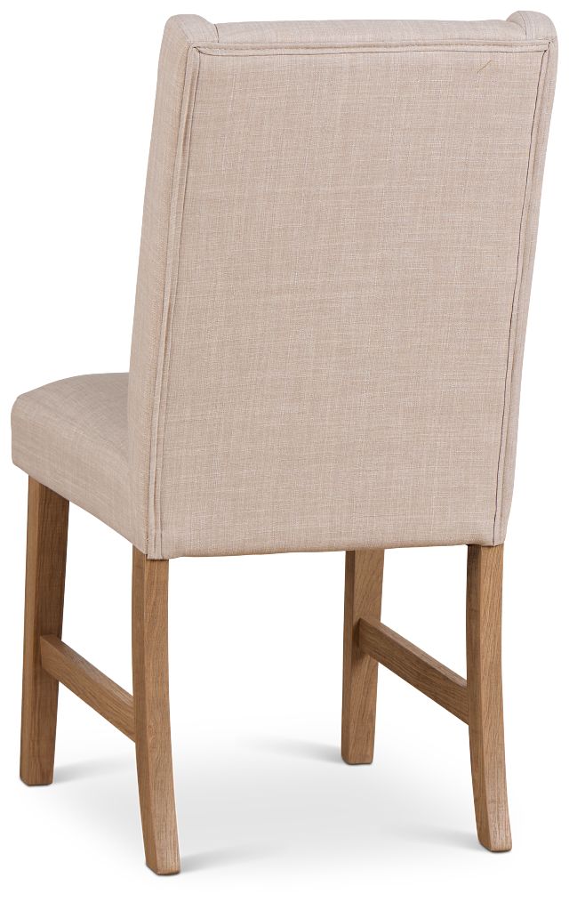 Delray Light Tone Upholstered Side Chair