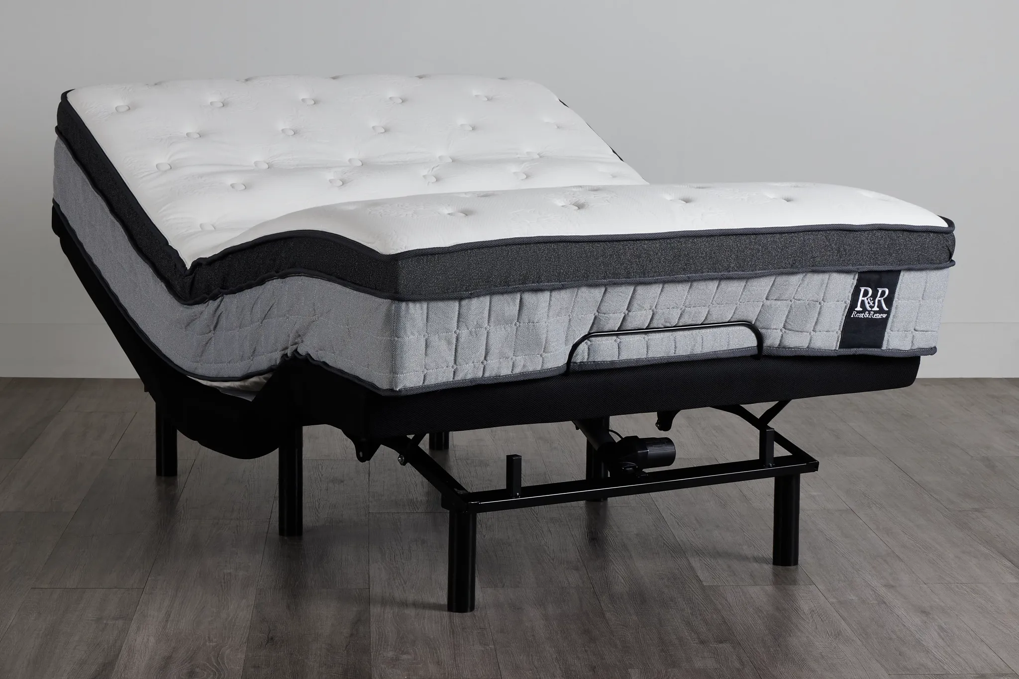 Rest & Renew By Zinus Pocket Innerspring 14" Plus Adjustable Mattress Set