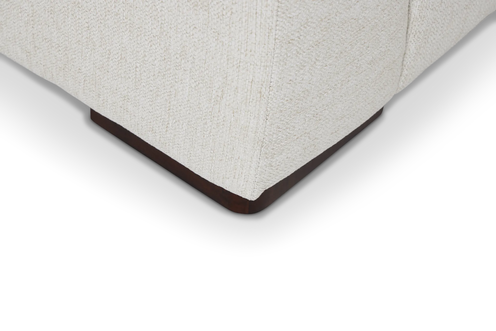 Veronica White Down Right Chaise Sectional