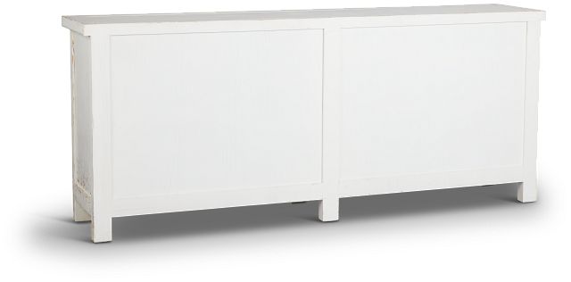 Theo White Four-door Cabinet