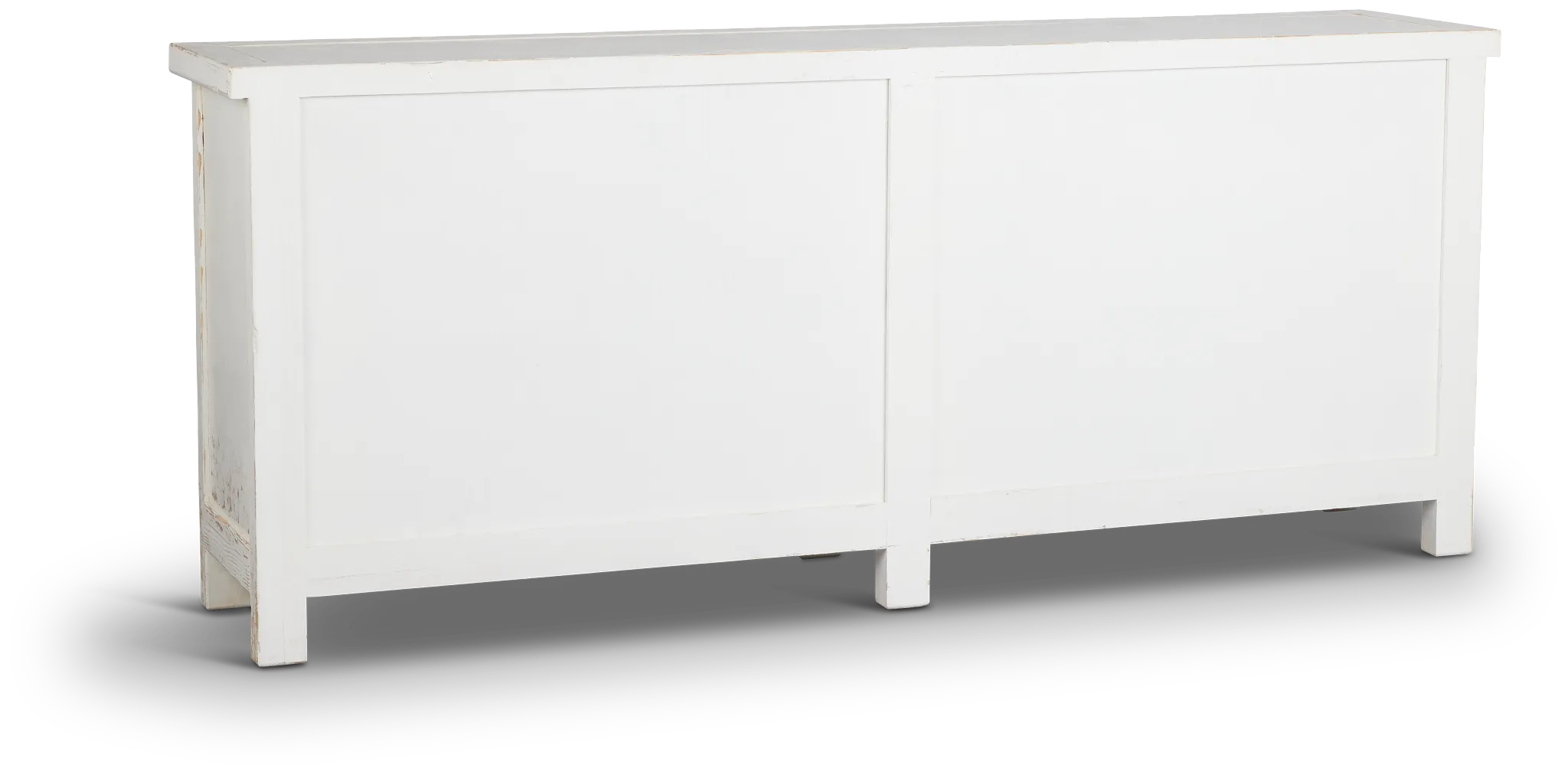 Theo White Four-door Cabinet
