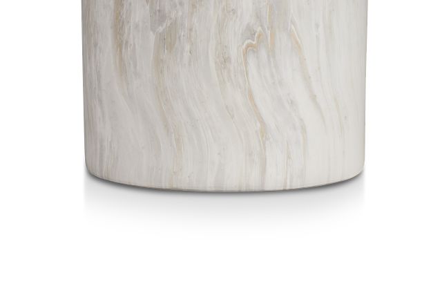 Lima Beige Accent Stool