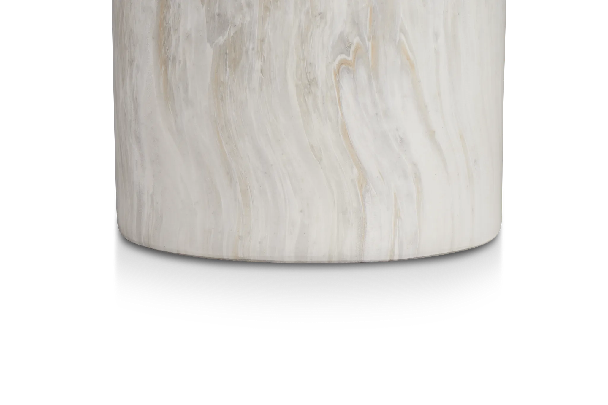 Lima Beige Accent Stool