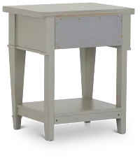 Stoney Gray 1-drawer Nightstand