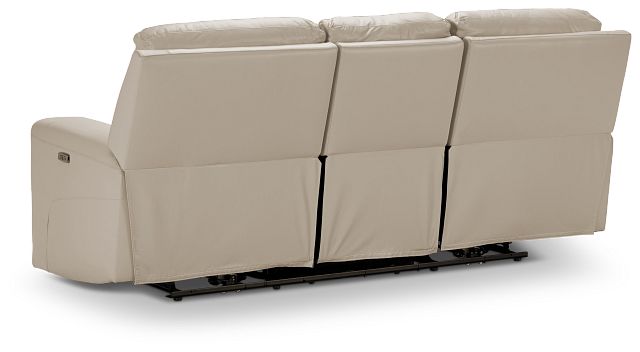 Porto Beige Lthr/vinyl Power Reclining Sofa