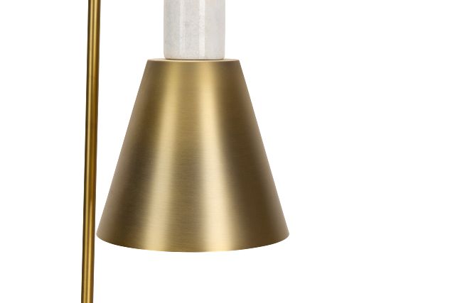 Alessi Gold Marble Table Lamp