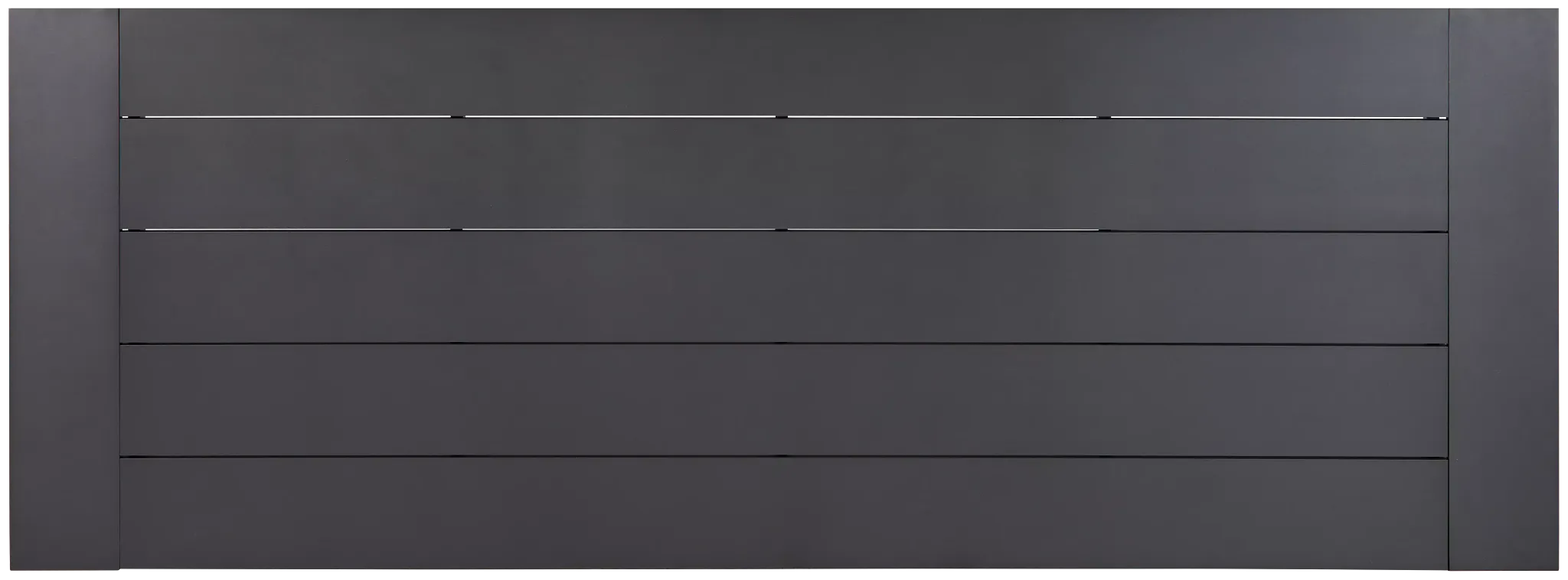 Linear Dark Gray 110" Rectangular Table