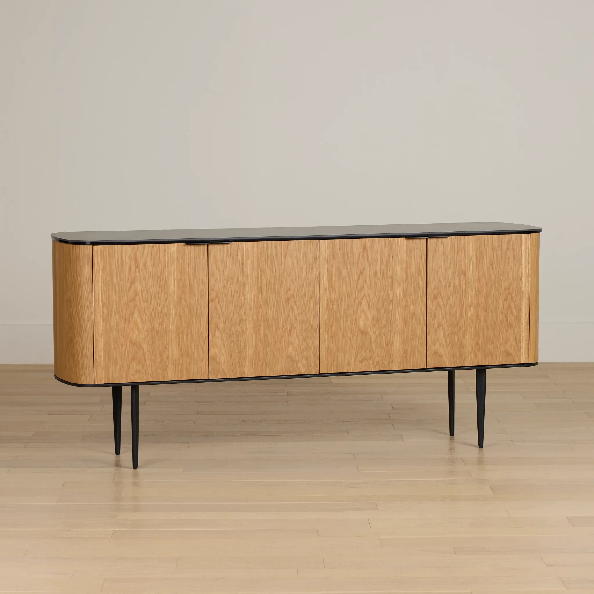 Kayden Light Tone Four-door Cabinet