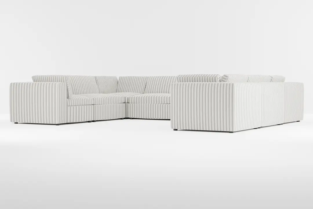 Destin Sea Lane Dark Gray Fabric 8-piece Modular Sectional Destin Sea Lane Dark Gray Fabric 8-piece Modular Sectional