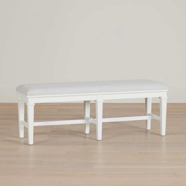 Cape Cod Ivory Uph Dining Bench